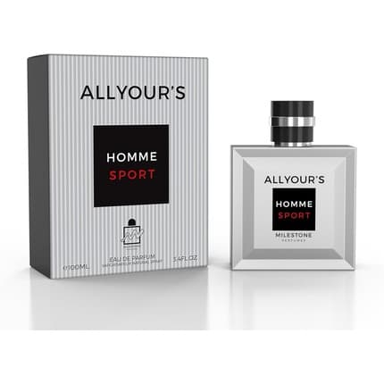Milestone Perfumes All Your's Sport Long Lasting Fragrance Eau de Toilette Homme - Maison des fragrances
