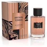 Milestone Perfumes Brown Tonka Unisex Long Lasting Fragrance Eau de Parfum (EDP) Mixte 100ml - Maison des fragrances