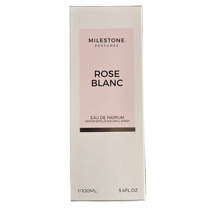Milestone Rose Blanc Eau de Parfum (EDP) Mixte 100ml - Maison des fragrances