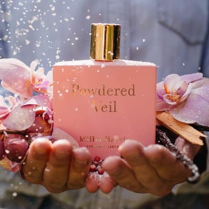 Miller Harris Pudered Veil , Pink Pepper, Rhubarb Eau de Parfum (EDP) Femme - Maison des fragrances