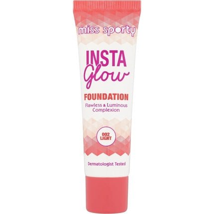 Miss Sporty Flawless Complexion Insta Glow Foundation 30ml 002 Light - Maison des fragrances