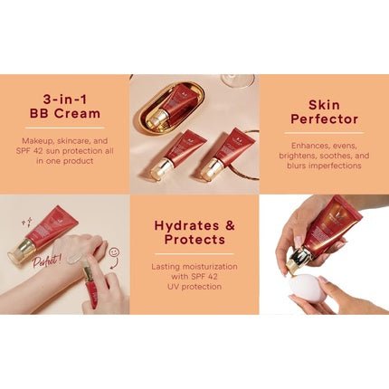 MISSHA M Perfect BB Cream No.27 Honey Beige for Medium/Tan Skin SPF 42 PA +++ 1.69 Fl Oz - Maison des fragrances