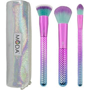 Moda Royal & Langnickel Full Size Prismatic Base Face 4pc Makeup Brush Set With - Maison des fragrances