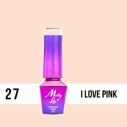 Mollylac Wedding Uv/Led Hybrid Nail Polish 27 I Do I Love Pink 5g - Maison des fragrances