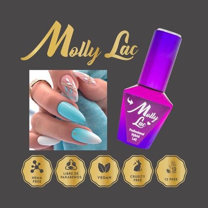 Mollylac Yoga Uv/Led Hybrid Nail Polish 85 Utkatasana 10g - Maison des fragrances