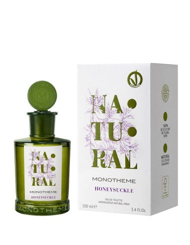 MONOTHEME Natural Honey Eau De Toilette 100ml Vaporizer Natural Spray Vegan OK
