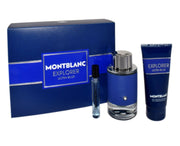 Montblanc Explorer Ultra Blue Set - , Travel , Shower Gel Eau de Parfum 100ml Unisexe - Maison des fragrances