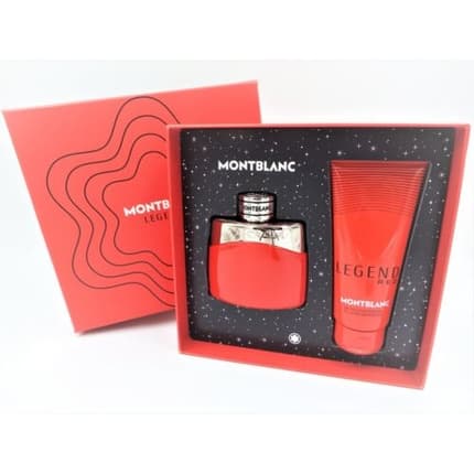 Montblanc Legend Red 's Fragrance Set + Shower Gel New Original Packaging Coffret (Coffret) Homme 50ml - Maison des fragrances