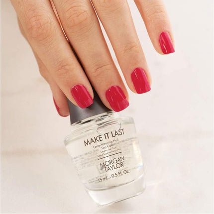Morgan Taylor Make It Last Long Wearing Top Coat 15ml - Maison des fragrances