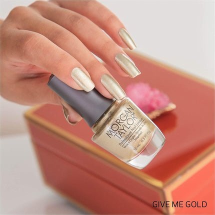Morgan Taylor Nail Lacquer Give Me Gold 0.5 Fl Oz - Maison des fragrances