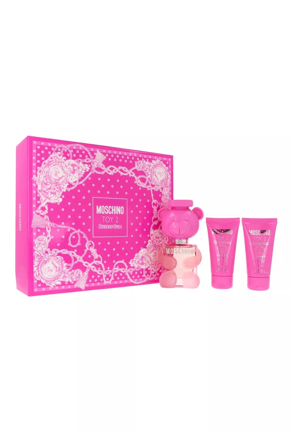 Moschino Toy 2 Bubble Gum Set - , Shower Gel, Body Lotion Coffret (Coffret) Mixte 50ml - Maison des fragrances