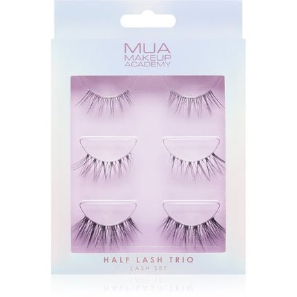 MUA Makeup Academy Half Lash Trio False Eyelashes 3x2 pcs - Maison des fragrances