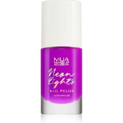 MUA Makeup Academy Neon Lights Nail Polish - Ultraviolet, 8 ml - Maison des fragrances
