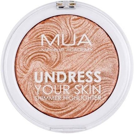 MUA Undress Your Skin Highlighting Powder Radiant Cashmere Pale Rose Pink Gold - Maison des fragrances