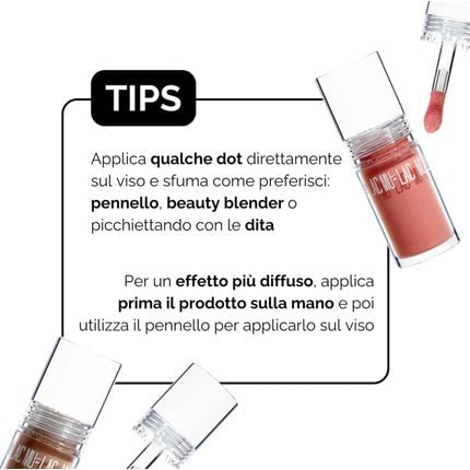 Mulac Cosmetics 3DVERSE Radiance Liquid Blush All Over 17 CRYPTO Vegan 5ml - Maison des fragrances