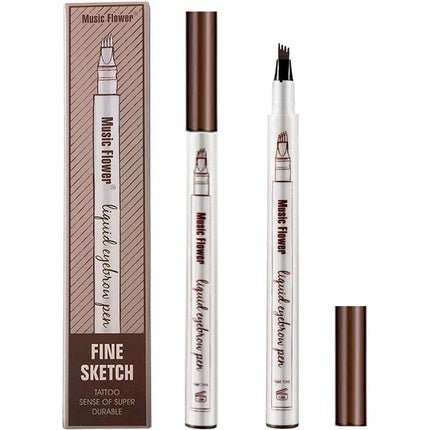 Music Flower Waterproof Eye Pen in Dark Chestnut - Maison des fragrances