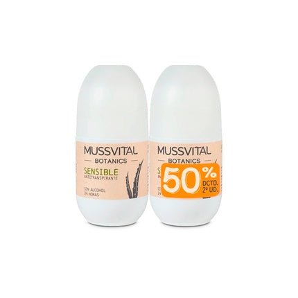 Mussvital Botanics Deo Sensitive - Pack of 2 75ml Unisexe - Maison des fragrances
