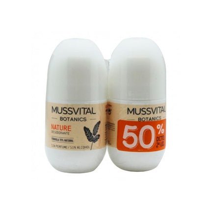 Mussvital Mussvital Botanics Deo Nature Set Of 2 Units Déodorant (Déo) Mixte 75ml - Maison des fragrances