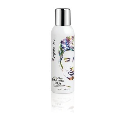 mydentity MyStardust Intense Shine Spray 5.5oz - Formulated with Watermelon Extract for High Shine Finish - Reduces Frizz and Flyaways - Maison des fragrances
