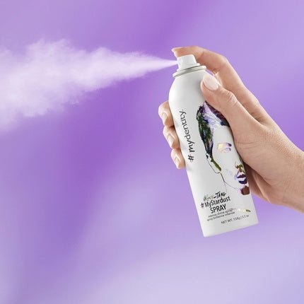 mydentity MyStardust Intense Shine Spray 5.5oz - Formulated with Watermelon Extract for High Shine Finish - Reduces Frizz and Flyaways - Maison des fragrances