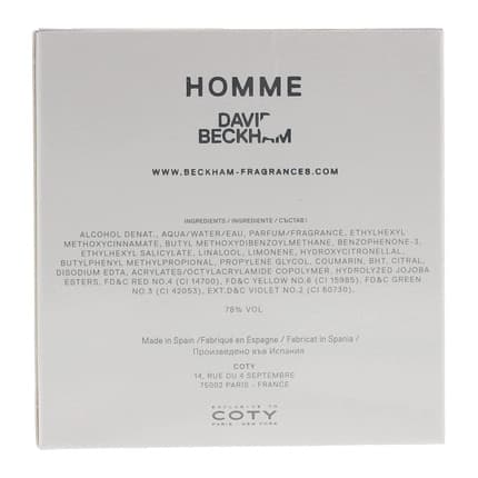 David Beckham Homme Eau de Toilette 30ml for men