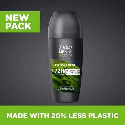 Dove Advanced Extra Fresh Anti -Perspirant Deodrant Roll On For Men 50ml Citrus