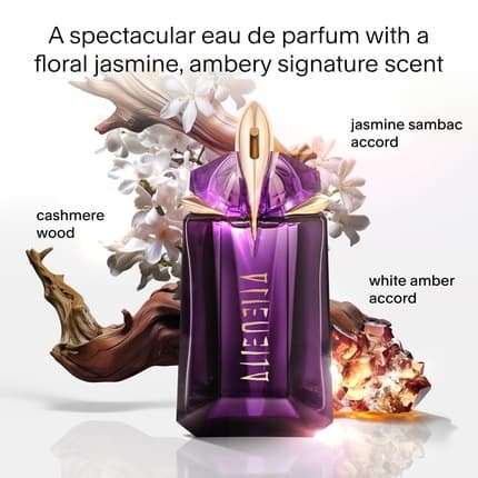 Mugler Alien Perfume Floral with Jasmine Wood and Amber Eau de Parfum Femme 60 ml