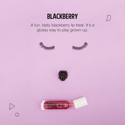 Nailmatic Kids Colorless Hydrating Natural Lip Gloss for Kids Vegan Non - Toxic Blackberry Color - Maison des fragrances