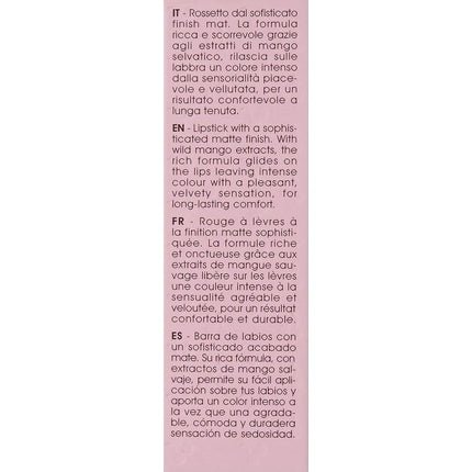 NAJ - OLEARI Forever Matte Lipstick Makeup Face Woman 01 Beige Rose - Maison des fragrances