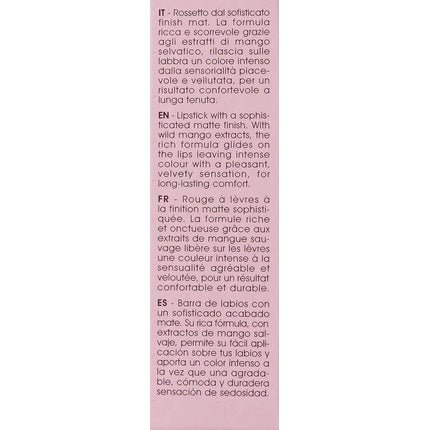 NAJ - OLEARI Forever Matte Lipstick Makeup for Face Woman 10 Wine - Maison des fragrances