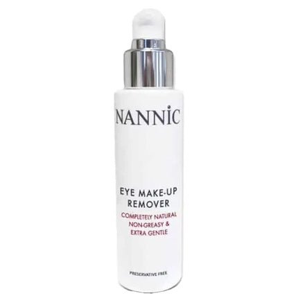 Nannic Eye Makeup Remover 100ml Completely Natural and Non - Greasy Free of Preservatives - Maison des fragrances