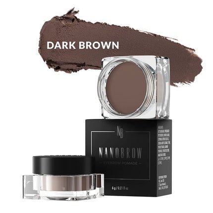 Nanobrow Waterproof Eyebrow Pomade Dark Brown - Maison des fragrances