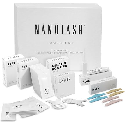 Nanolash Lash Lift and Lamination Kit DIY Eyelash Lifting All - in - One Up to 10 Applications Long - Lasting Effect Gentle Protection - Maison des fragrances