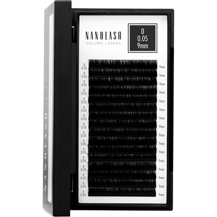 Nanolash Volume Lashes False Lashes for Professional Eyelash Extensions Volume Eyelash Extensions 9mm 0.05 D - Maison des fragrances