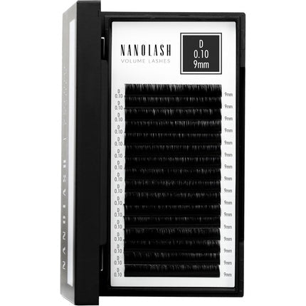 Nanolash Volume Lashes False Lashes for Professional Eyelash Extensions Volume Eyelash Extensions 9mm 0.10 D - Maison des fragrances