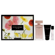 Narciso Rodriguez for Women 3 Piece Gift Set 3.3oz EDP Spray 0.33oz EDP Spray 2.5oz Body Lotion - Maison des fragrances