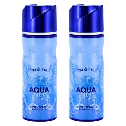 Naseem Aqua Alcohol Free Body with Hesperidic Ambery Scent Men's & Women’s Fragrances Eau de Toilette 201 ml - Oriental - Maison des fragrances