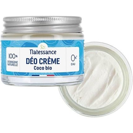 Natessance Organic Coconut Cream Deodorant Déodorant (Déo) Mixte 50g - Maison des fragrances