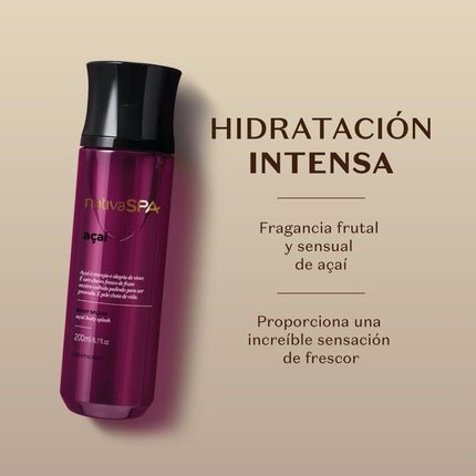 Nativa SPA Açaí, Bruma Body Spray Vaporisateur Parfumé pour Corps - 200 ml - Maison des fragrances