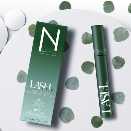 Natucain Lash Growth Serum Increases Lash Length Up to 52% 100% Natural Origin First Results in 6 - 8 Weeks Lasts Up to 3 Months - Maison des fragrances