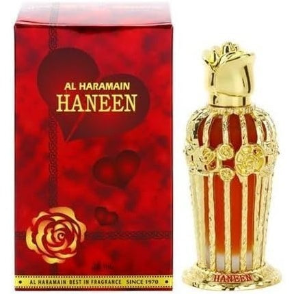 Al Haramain Haneen Perfume Oil Luxury Unisex Fragrance Scented Oil Eau de Parfum (EDP) Mixte 25ml