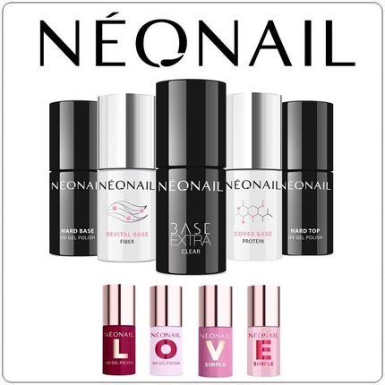 NeoNail Base & Top UV Hybrid Gel Nail Polish 7.2ml & 16ml - Maison des fragrances