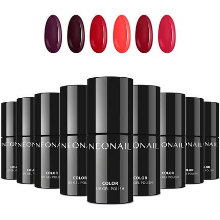 Neonail Lady In Red Collection Uv Hybrid Nail Polish Soak Off 7,2ml 3763 Fiery - Maison des fragrances