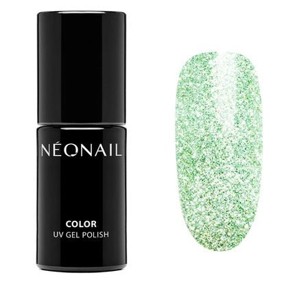 NEONAIL UV Nail Polish 7.2ml Green Time to Rise Up - Glitter Gel Nail Design Shellac - Maison des fragrances