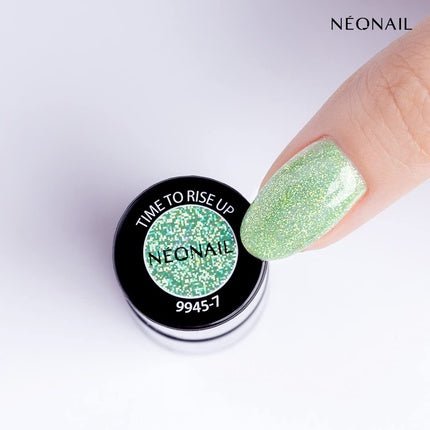 NEONAIL UV Nail Polish 7.2ml Green Time to Rise Up - Glitter Gel Nail Design Shellac - Maison des fragrances