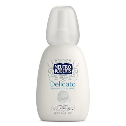 Neutro Roberts Deo Vapo Delicato Zero Aluminum Salts with Pure Glycerin Oil Deodorant and Dermatologically Tested 100% Recycled Plastic 48h Déodorant (Déo) Femme 75ml - Maison des fragrances