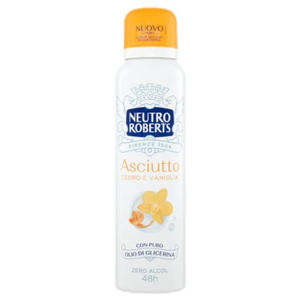 Neutro Roberts Deodorant Dry Cedar & Vanilla Déodorant (Déo) Mixte 150ml - Maison des fragrances