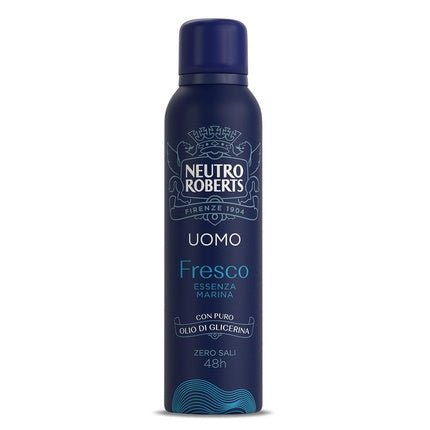 Neutro Roberts 's Deodorant with Odor Blocker Aluminum-Free Stain-Free with Pure Glycerin Oil Dermatologically Tested 48h Sea Essence Déodorant (Déo) Homme 150ml - Maison des fragrances
