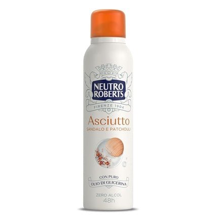 Neutro Roberts Sandalwood Dry Deodorant with Zero Alcohol and Natural Cotton Déodorant (Déo) Mixte 150ml - Maison des fragrances