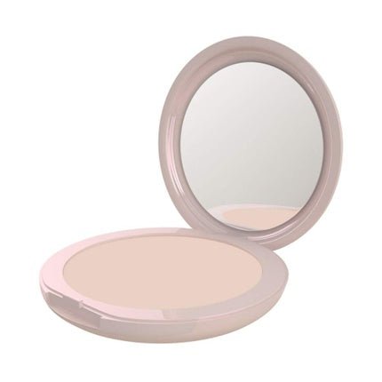 Neve Cosmetics Flat Perfection Compact Powder - Unbreakable and Transparent with Integrated Mirror Fluffy Matte - Maison des fragrances